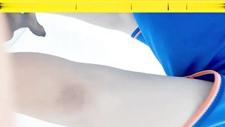 【69堂免费视频】气质尤物美女，找不到男人操，竟然去盲人按摩店给男技师玩