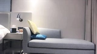 【69堂午夜视频】极品高颜值蓝衣妹子，性感白靴互摸舌吻调情口交站立后入抽插猛操