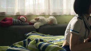 【69堂午夜视频】高颜值空姐女友穿着黑丝被我操